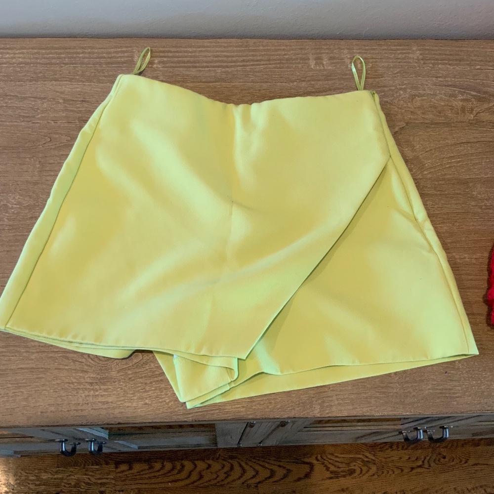 Zara faux wrap shorts